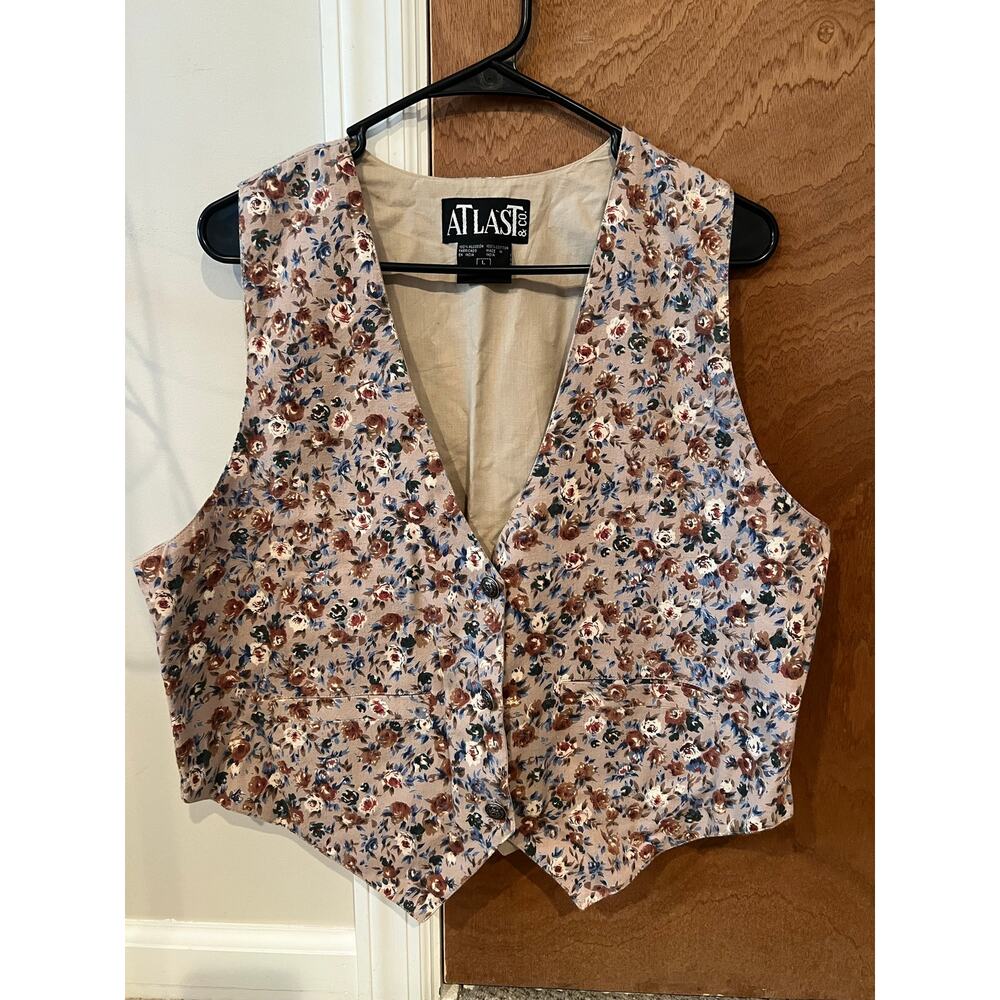Vintage Floral Vest